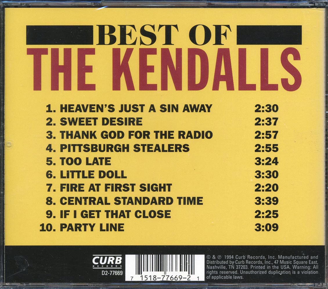 The Kendalls - Best Of Kendalls - CD, CD