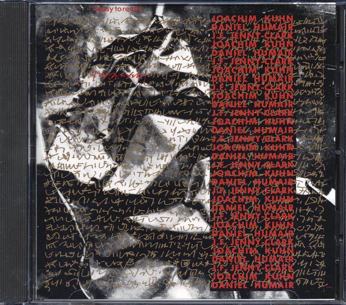 Joachim Kuhn, Daniel Humair, JF Jenny-Clark - Easy To Read (marked/ltd stock) - CD
