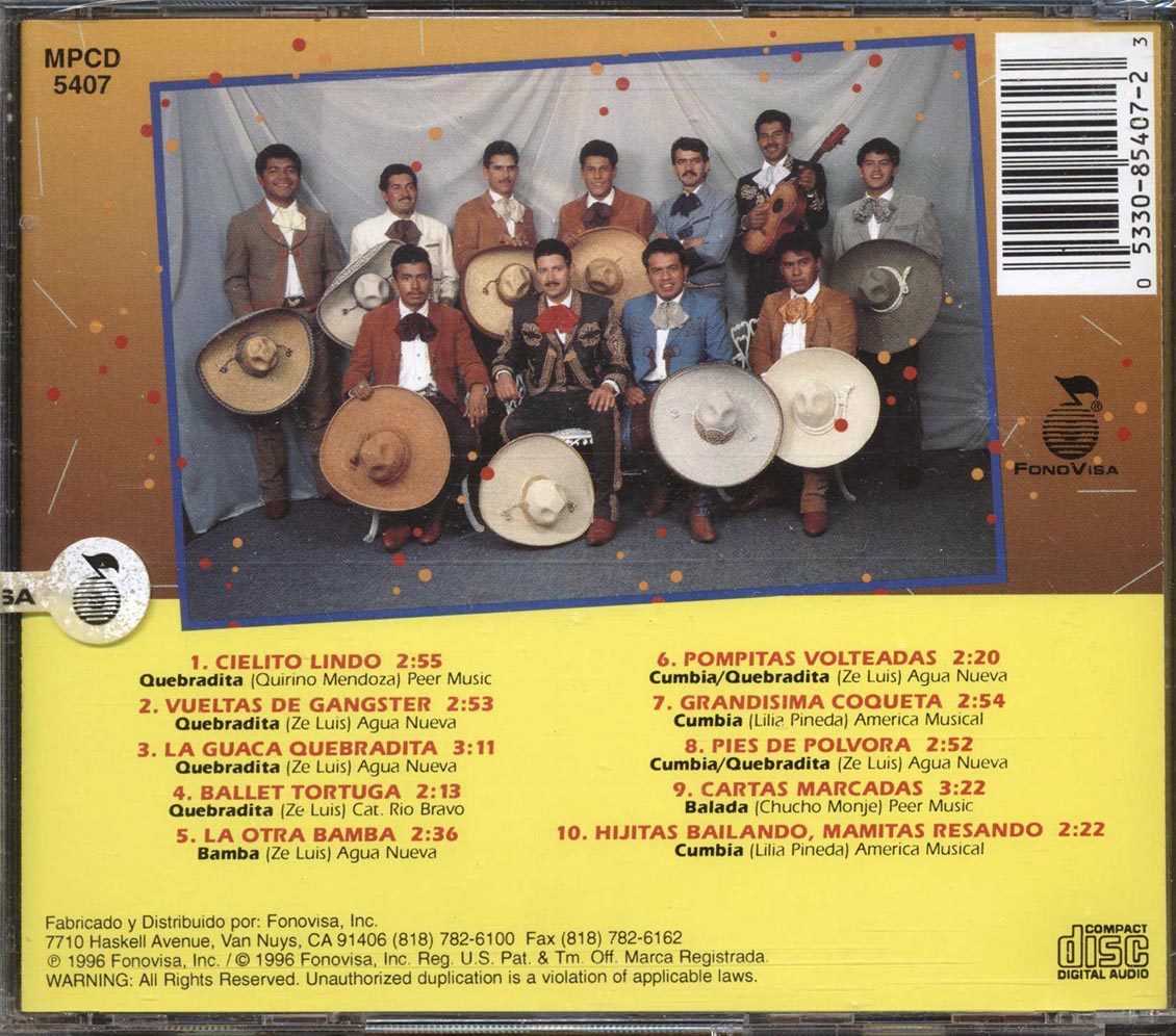 Mariachi Rancho Grande - Pies De Polvora (marked/ltd stock) - CD, CD