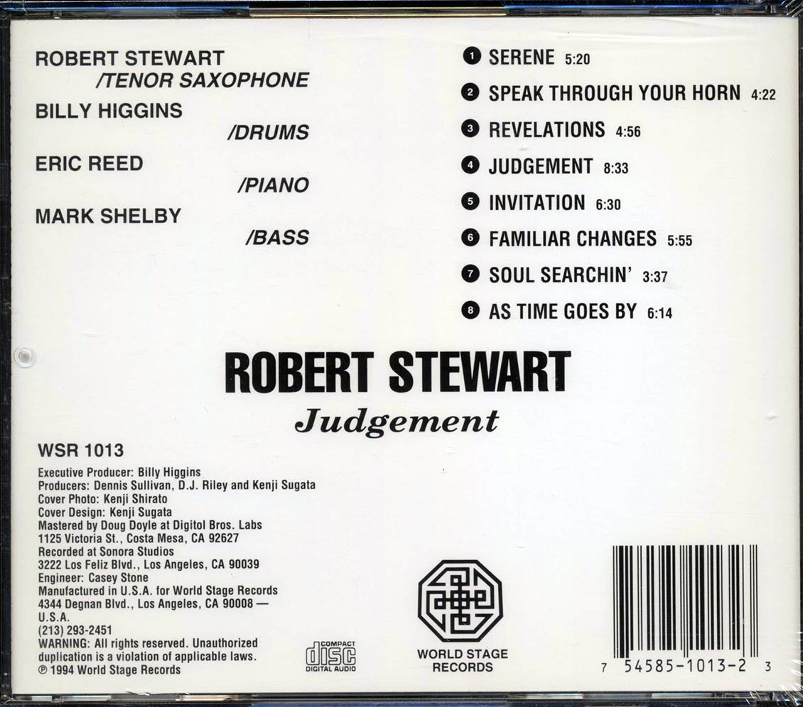 Robert Stewart - Judgement - CD, CD