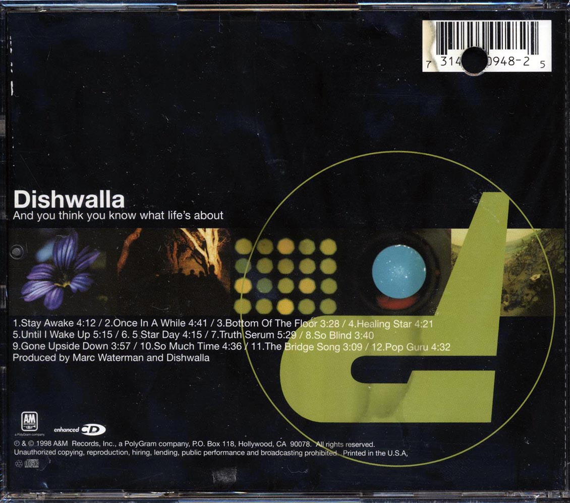 Dishwalla - And You Think You Know What Life's About (marked/ltd stock) - CD, CD