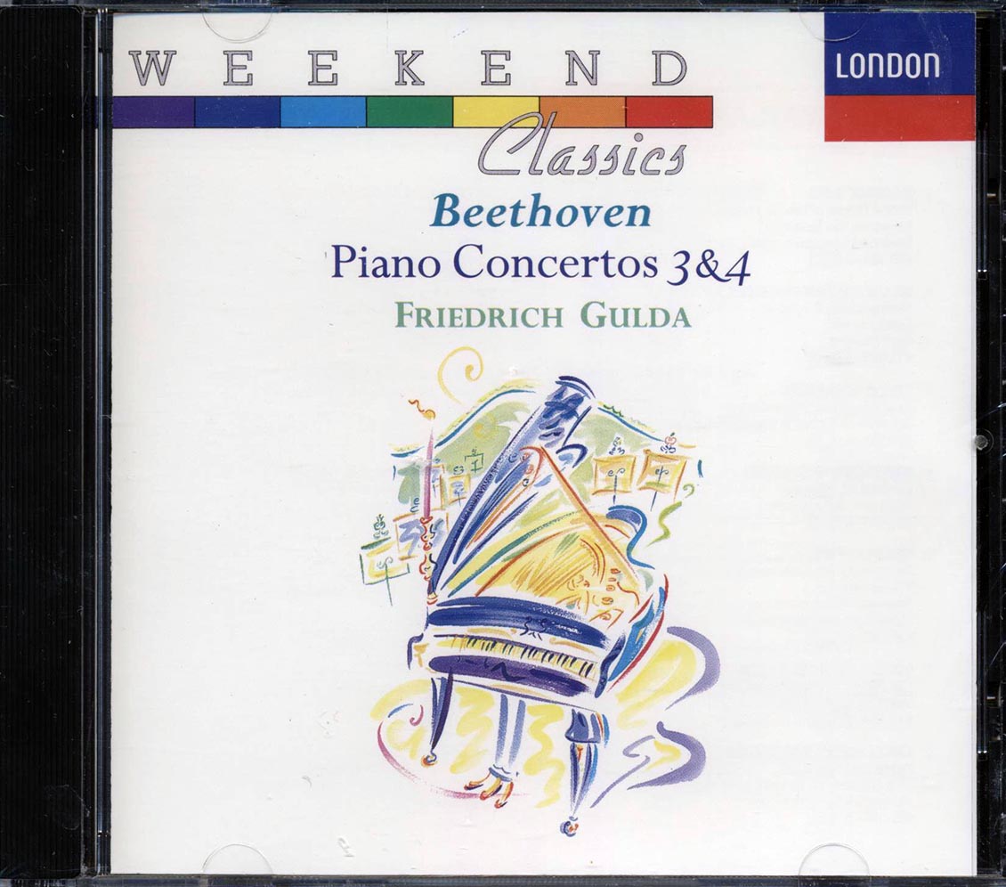 Beethoven, Friedrich Gulda - Piano Concertos 3 & 4 (marked/ltd stock) - CD