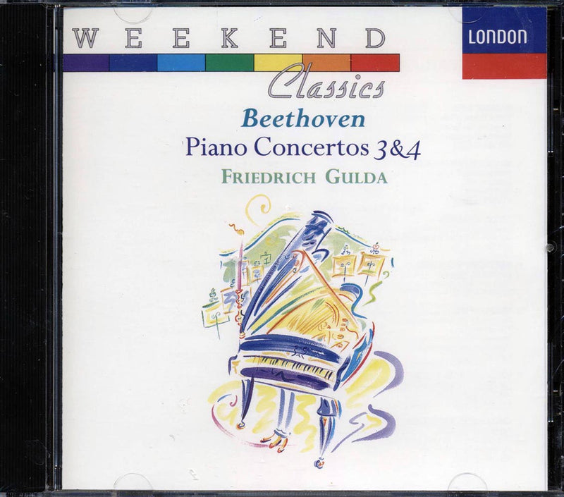 Beethoven, Friedrich Gulda - Piano Concertos 3 & 4 (marked/ltd stock) - CD