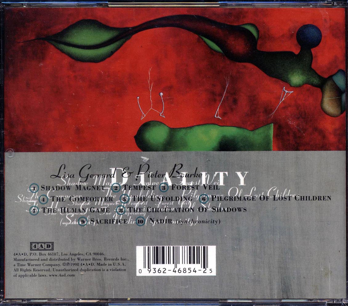 Lisa Gerrard, Pieter Bourke - Duality - CD, CD