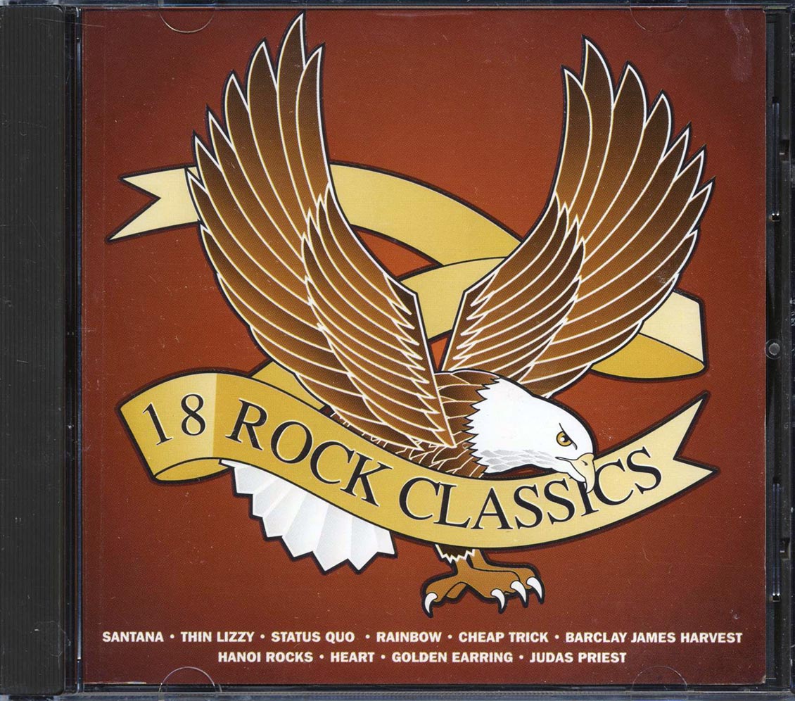 Thin Lizzy, Santana, Cheap Trick, Judas Priest, Etc. - 18 Rock Classics - CD