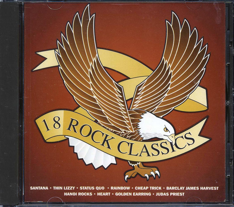 Thin Lizzy, Santana, Cheap Trick, Judas Priest, Etc. - 18 Rock Classics - CD