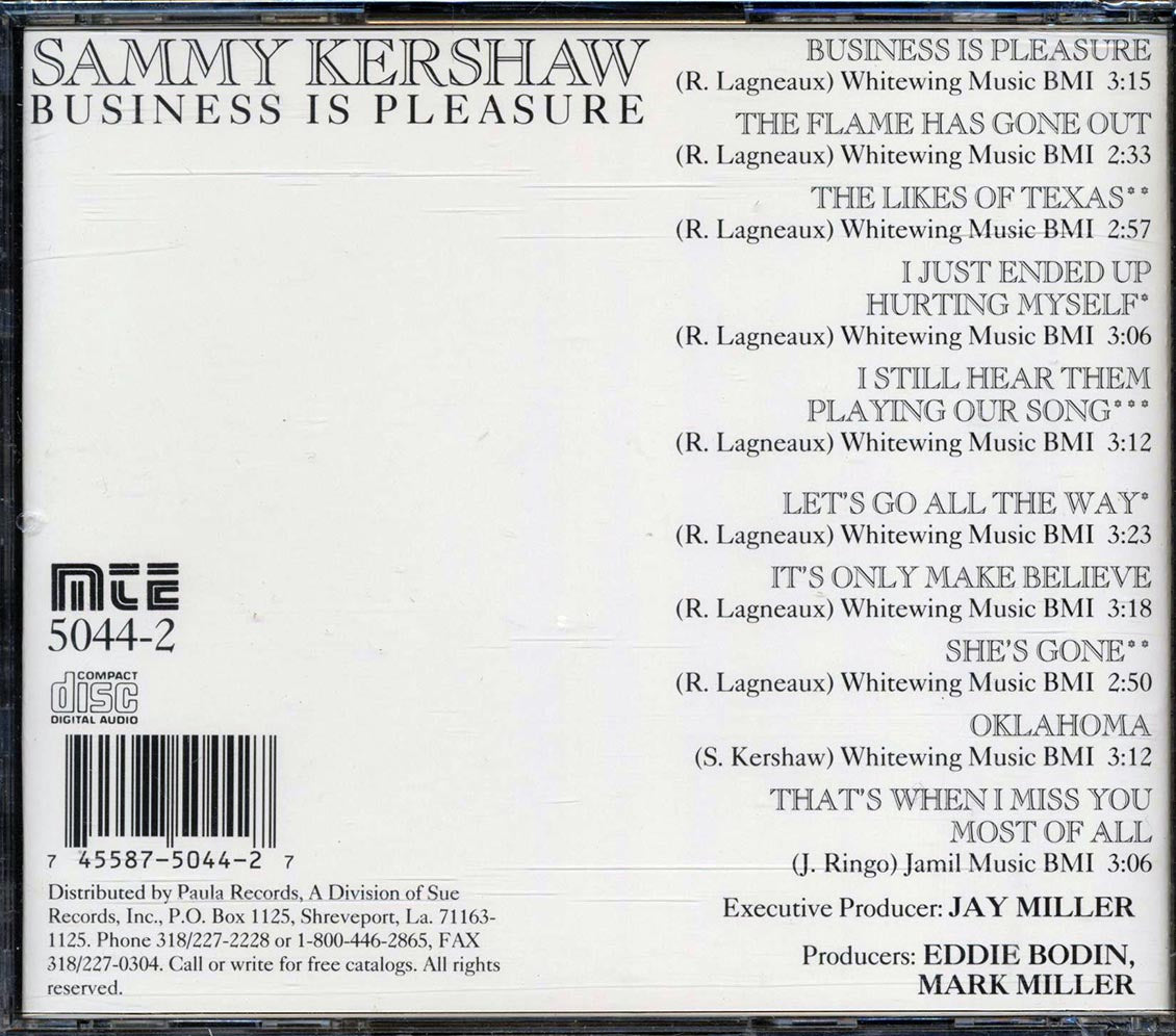 Sammy Kershaw - Business Is Pleasure - CD, CD