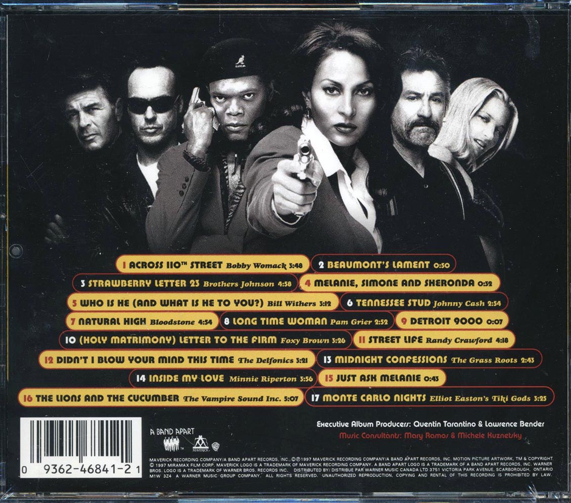 Bobby Womack, Samuel L Jackson, Robert De Niro, Etc. - Jackie Brown: Music From The Miramax Motion Picture - CD, CD