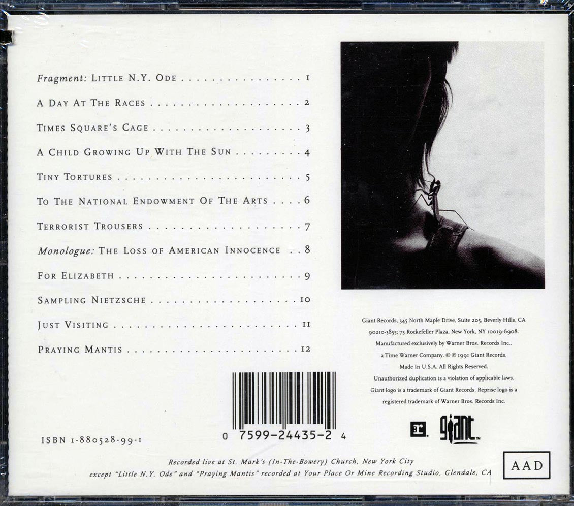 Jim Carroll - Praying Mantis - CD, CD