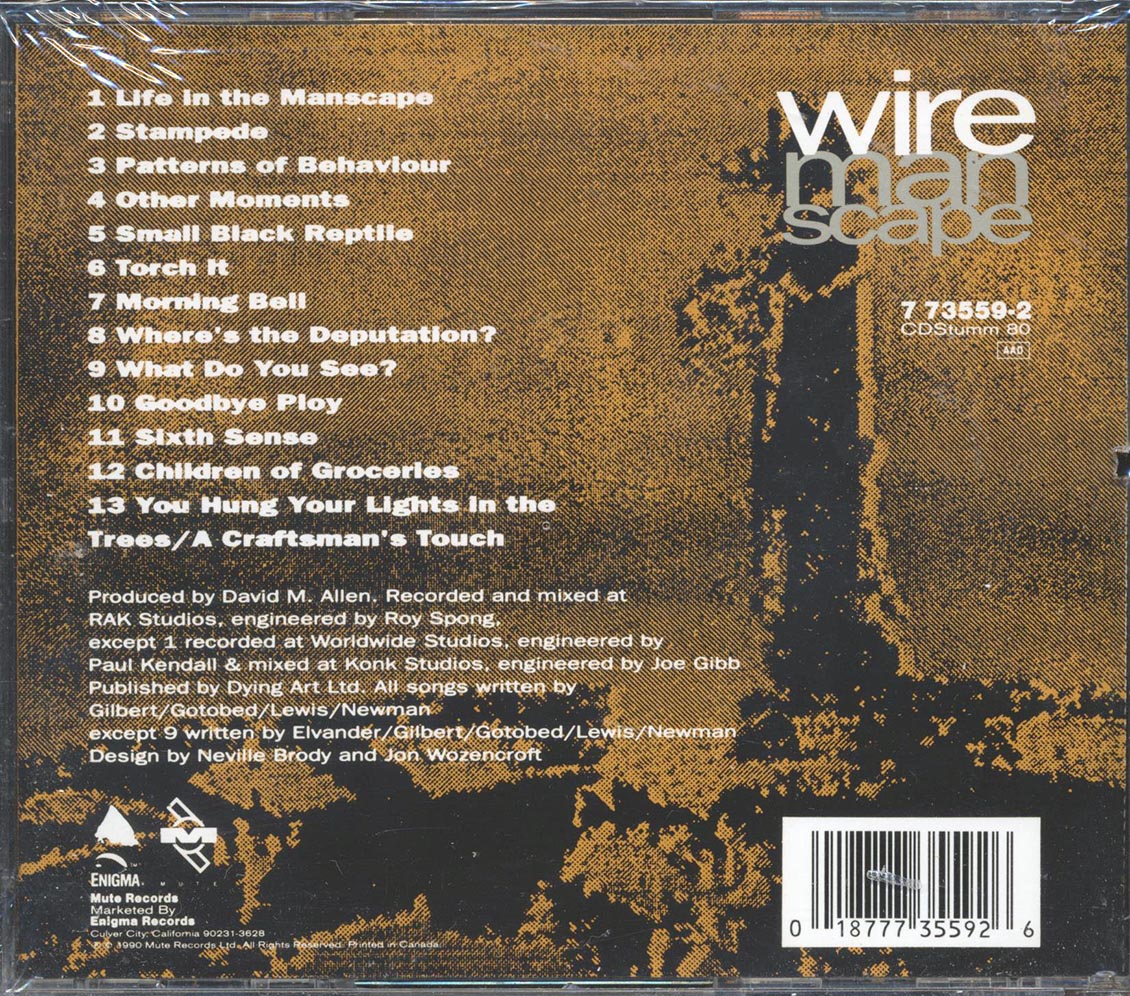 Wire - Manscape (marked/ltd stock) - CD, CD