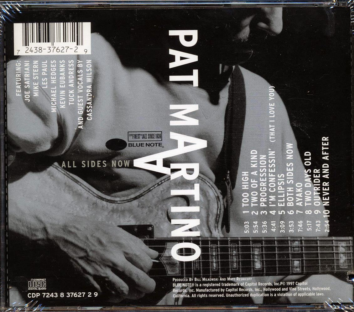 Pat Martino - All Sides Now (marked/ltd stock) - CD, CD