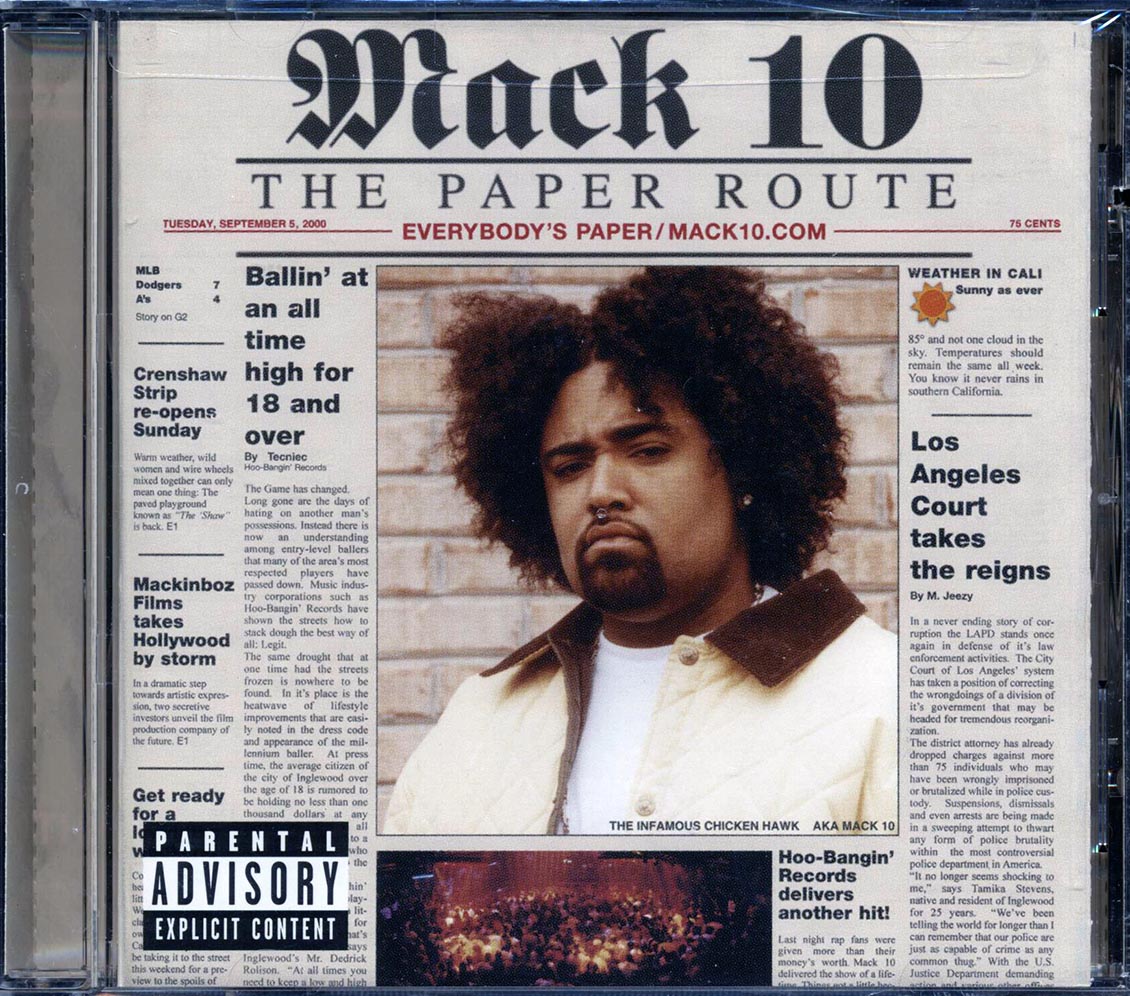 Mack 10 - The Paper Route (marked/ltd stock) - CD