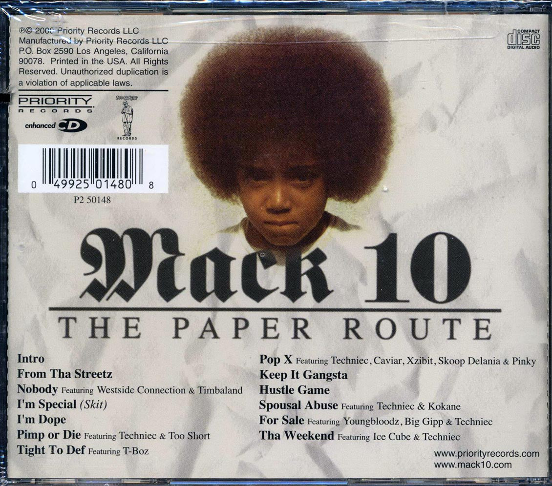 Mack 10 - The Paper Route (marked/ltd stock) - CD, CD