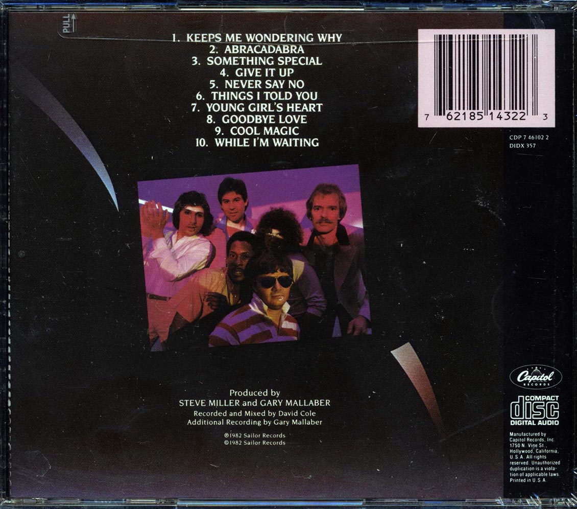 Steve Miller Band - Abracadabra - CD, CD