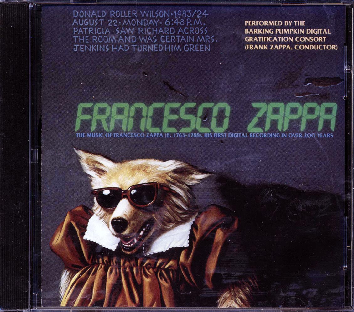 Frank Zappa, Francesco Zappa - The Barking Pumpkin Digital Gratification Consort - CD