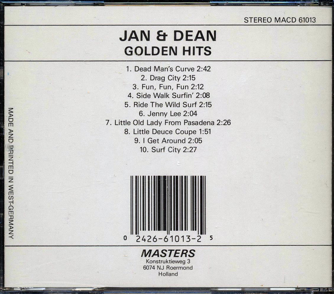 Jan & Dean - Collection: Golden Hits - CD, CD