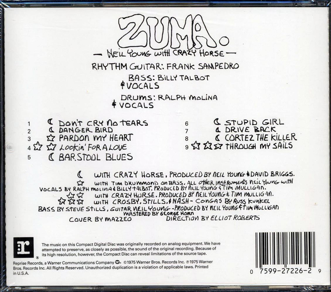 Neil Young & Crazy Horse - Zuma - CD, CD