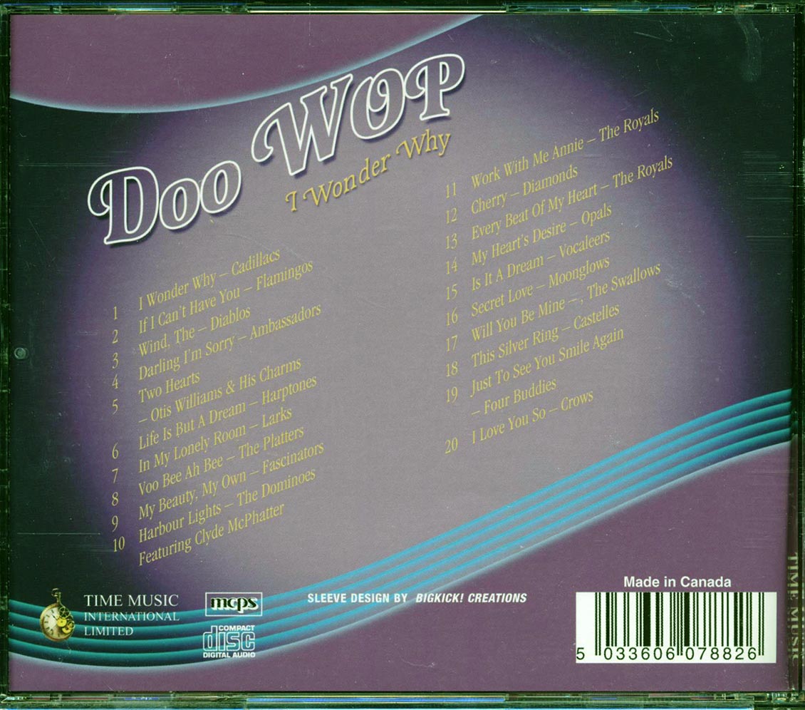 The Cadillacs, The Flamingos, The Diablos, Etc. - Doo Wop: I Wonder Why - CD, CD