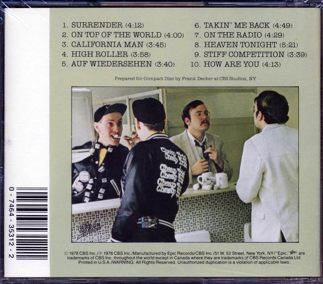 Cheap Trick - Heaven Tonight - CD, CD