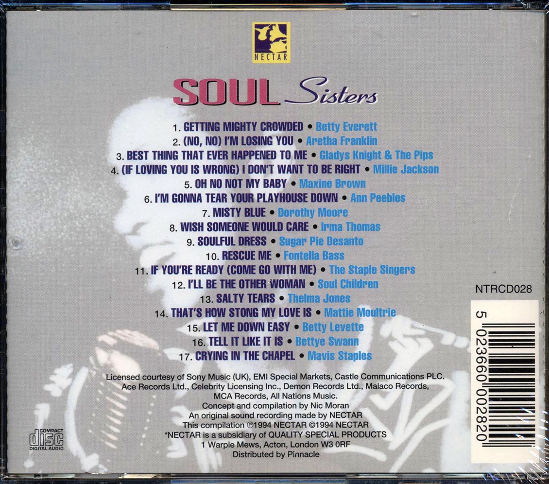Aretha Franklin, Gladys Knight & The Pips, Millie Jackson, Maxine Brown, Etc. - Soul Sisters - CD, CD