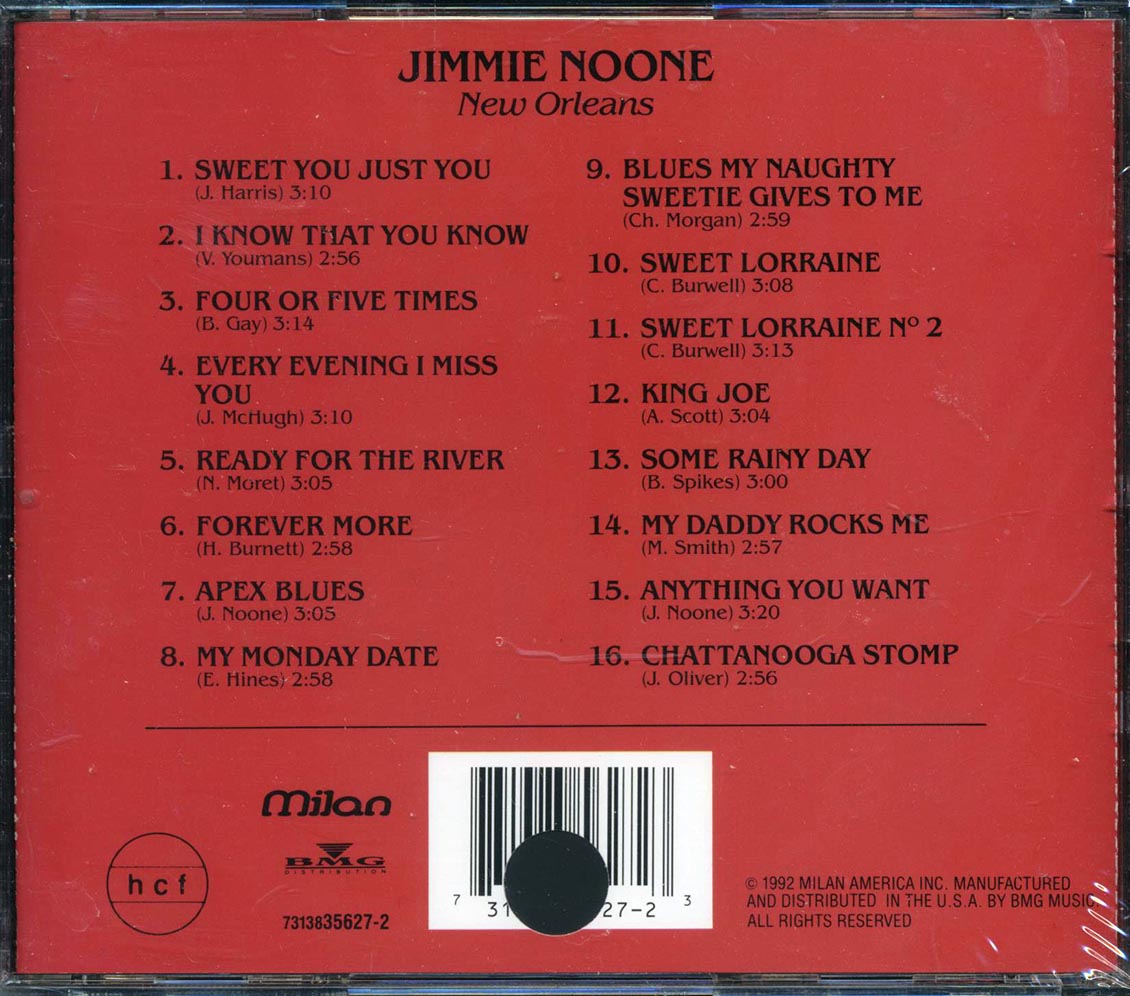 Jimmie Noone - New Orleans (marked/ltd stock) - CD, CD