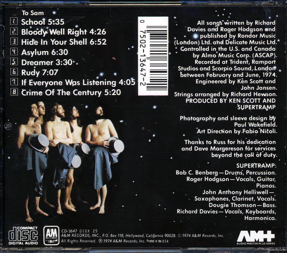 Supertramp - Crime Of The Century - CD, CD