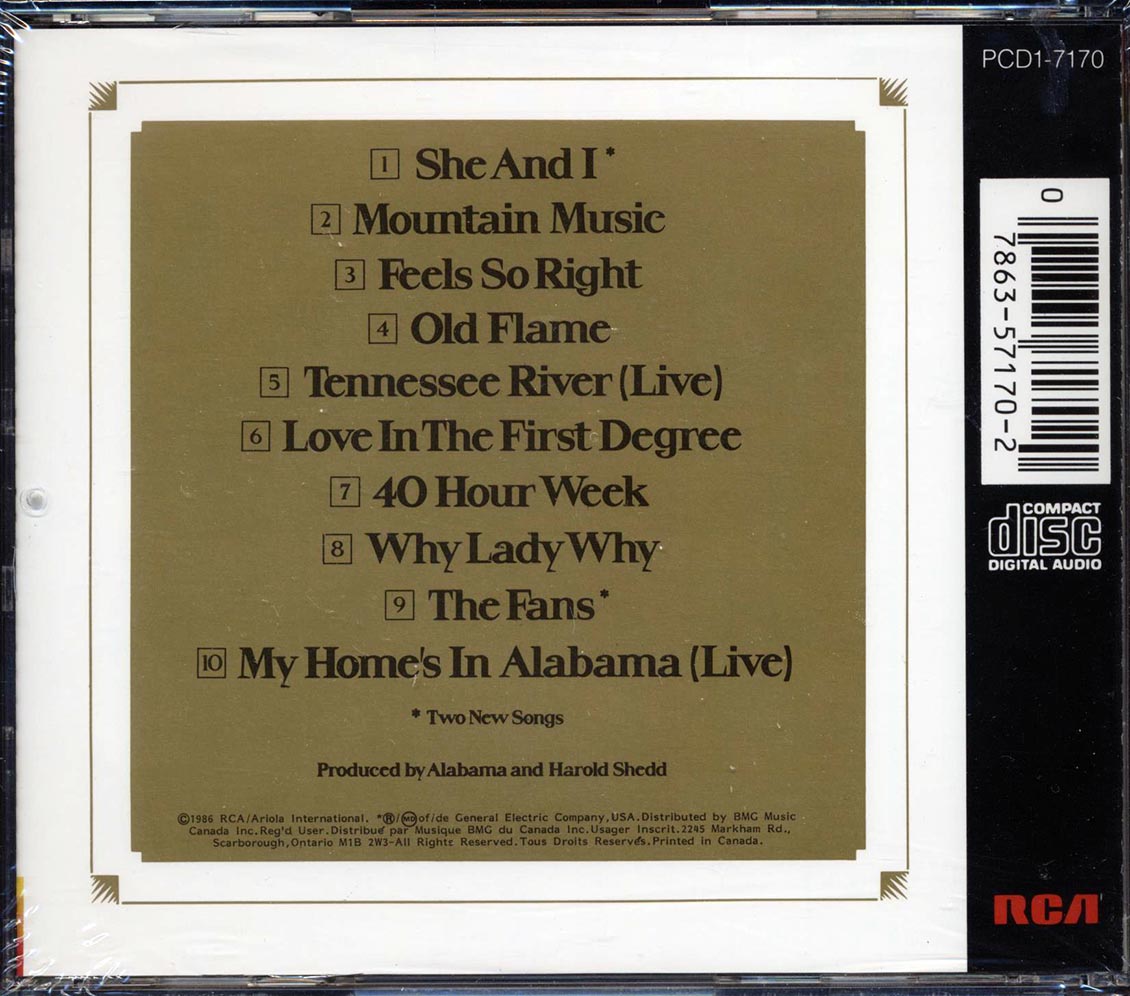 Alabama - Greatest Hits - CD, CD