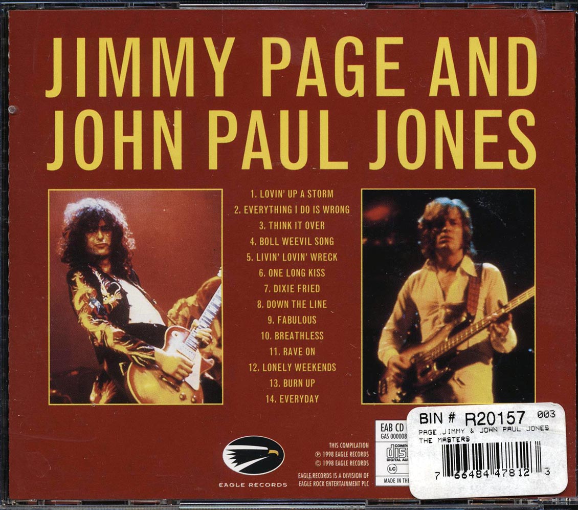 Jimmy Page, John Paul Jones - The Masters: No Introduction Necessary - CD, CD