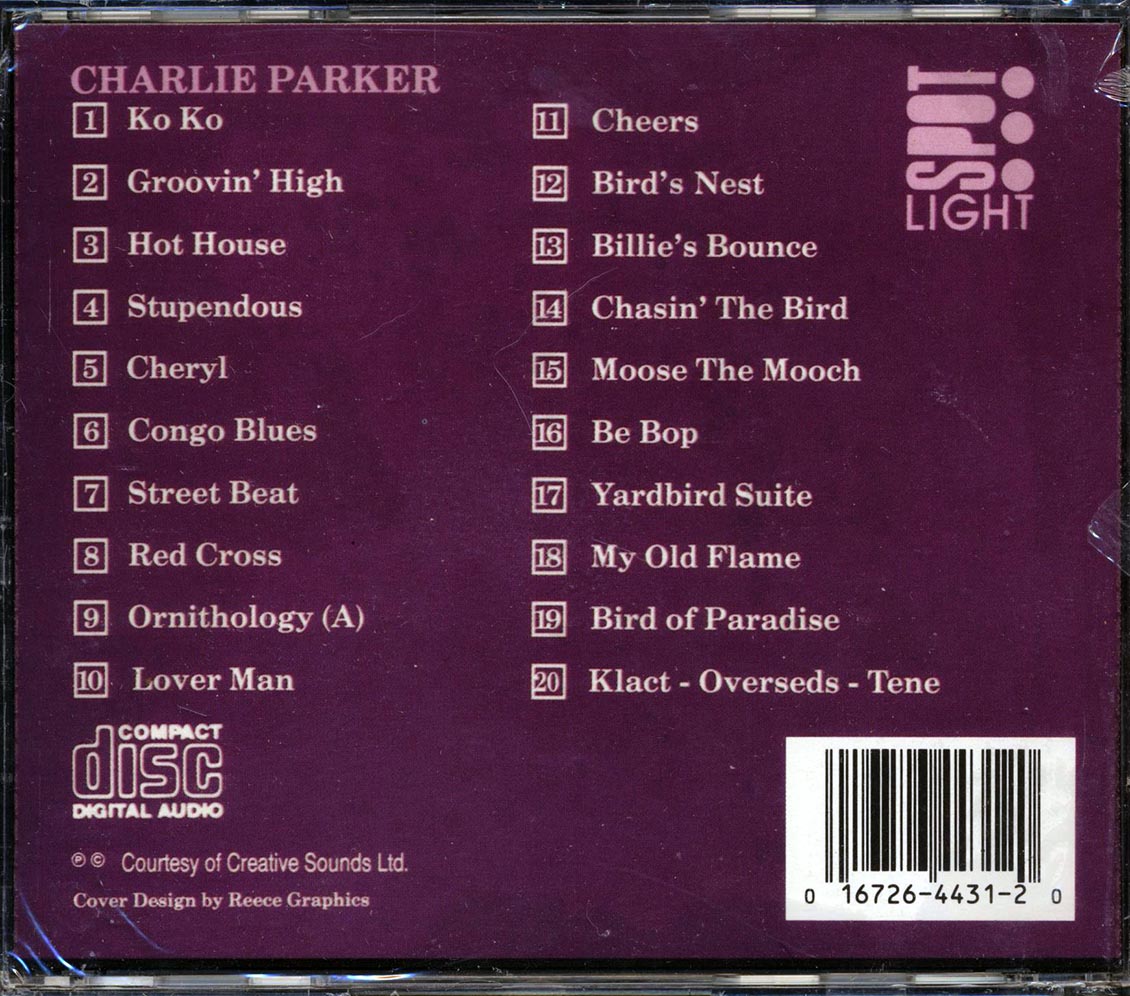 Charlie Parker - Ko Ko Volume 1 (20 tracks) - CD, CD