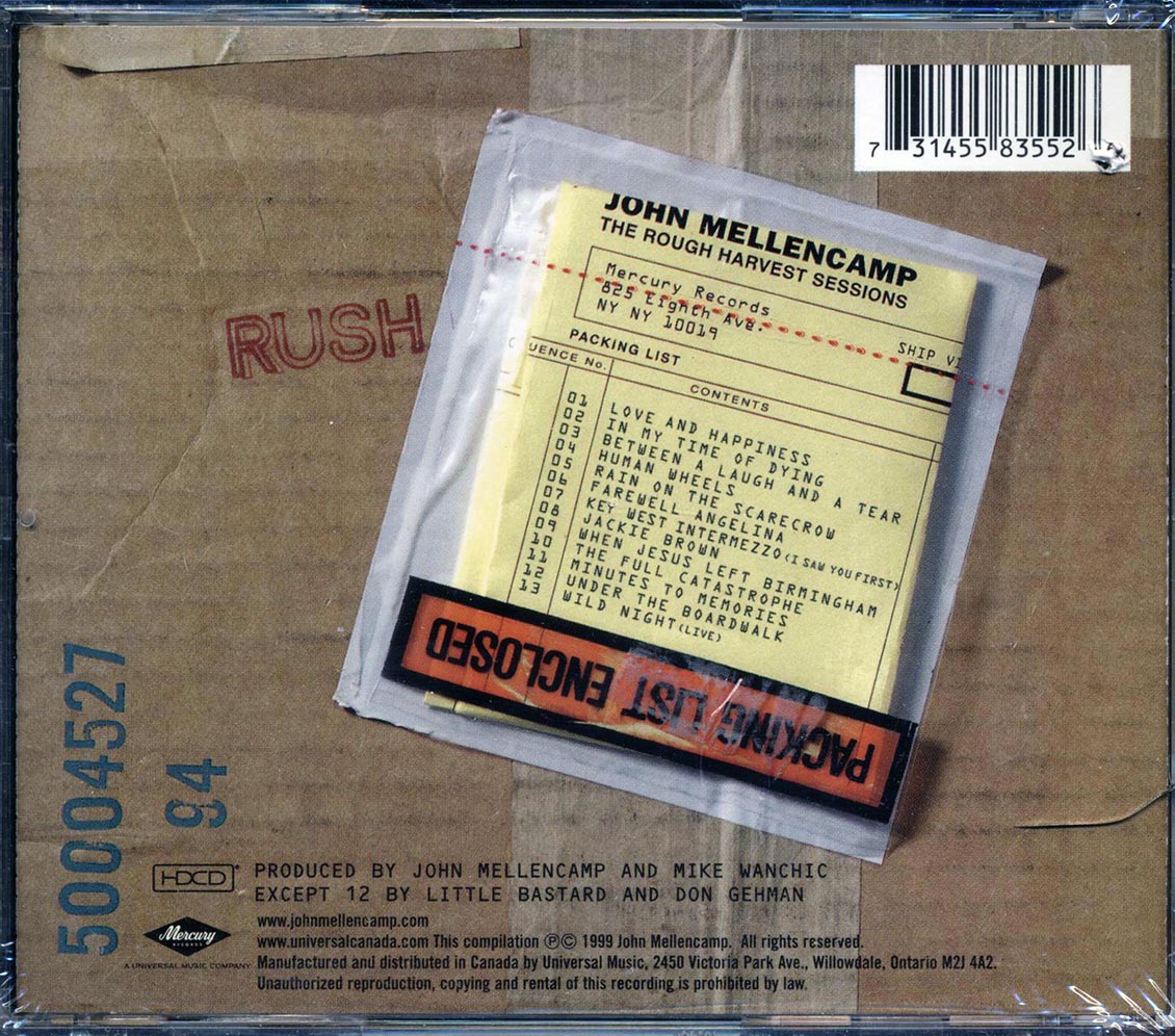 John Mellencamp - Rough Harvest - CD, CD