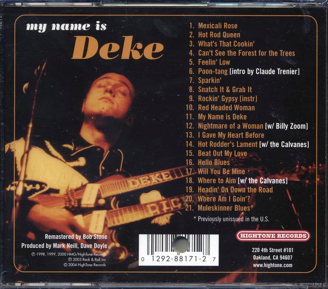 Deke Dickerson - My Name Is Deke (21 tracks) (marked/ltd stock) - CD, CD