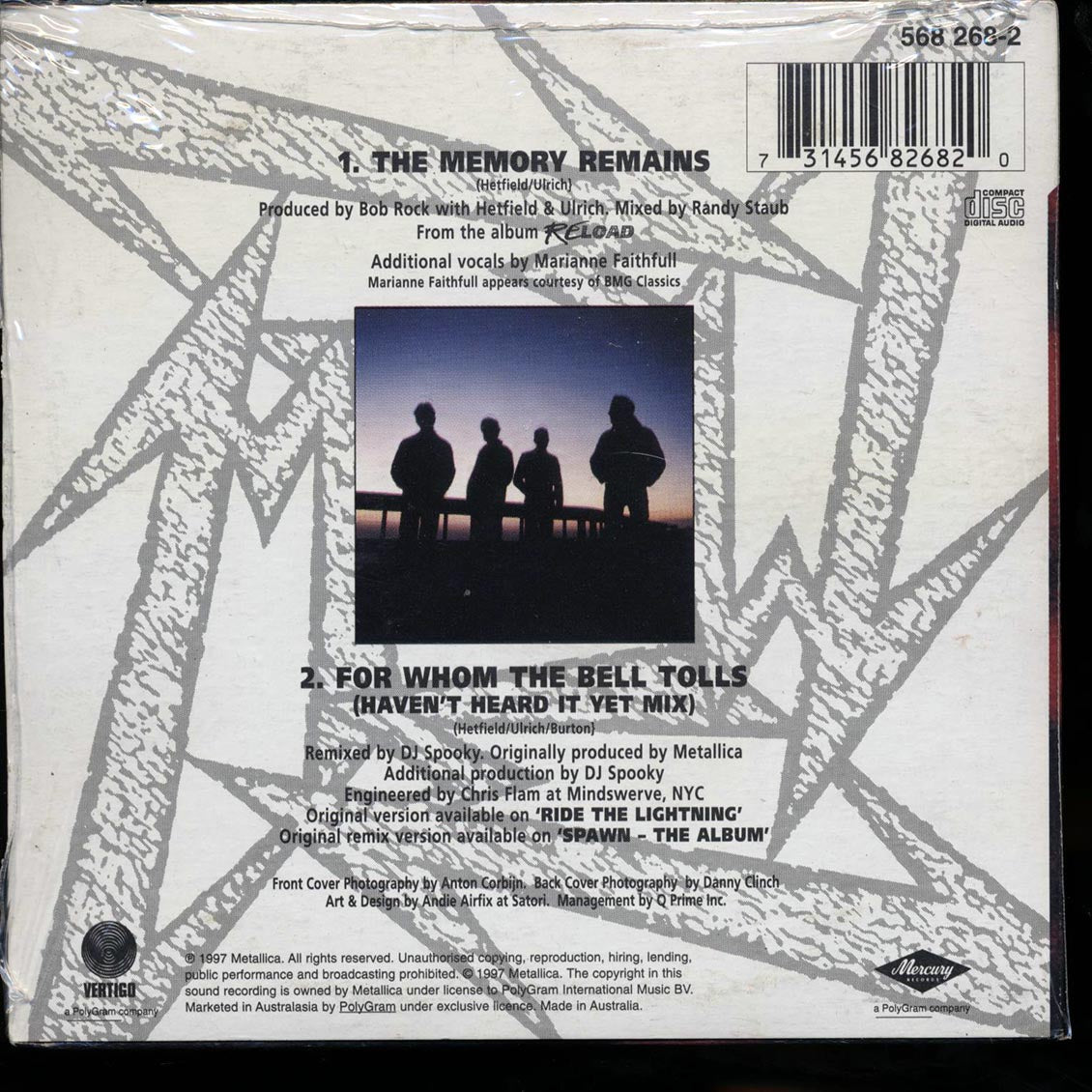Metallica - The Memory Remains/For Whome The Bell Tolls (Haven't Heard It Yet Mix) - CD, CD