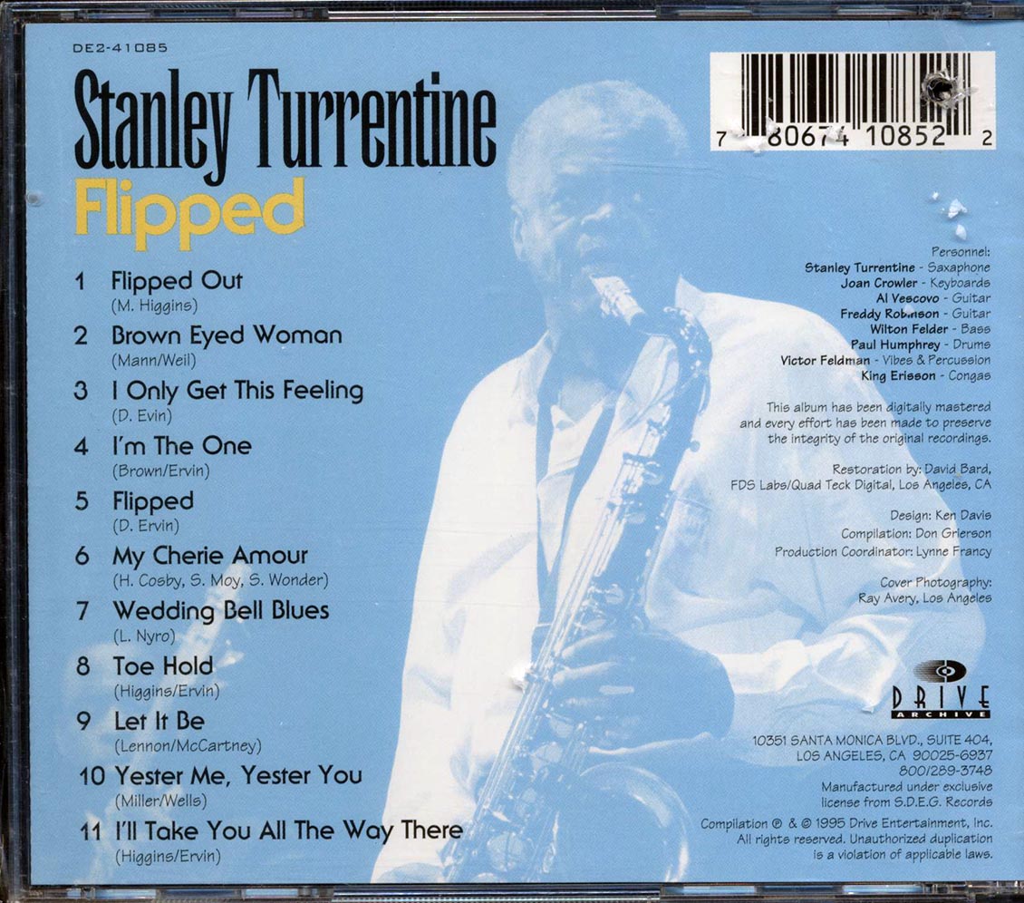 Stanley Turrentine - Flipped (marked/ltd stock) - CD, CD