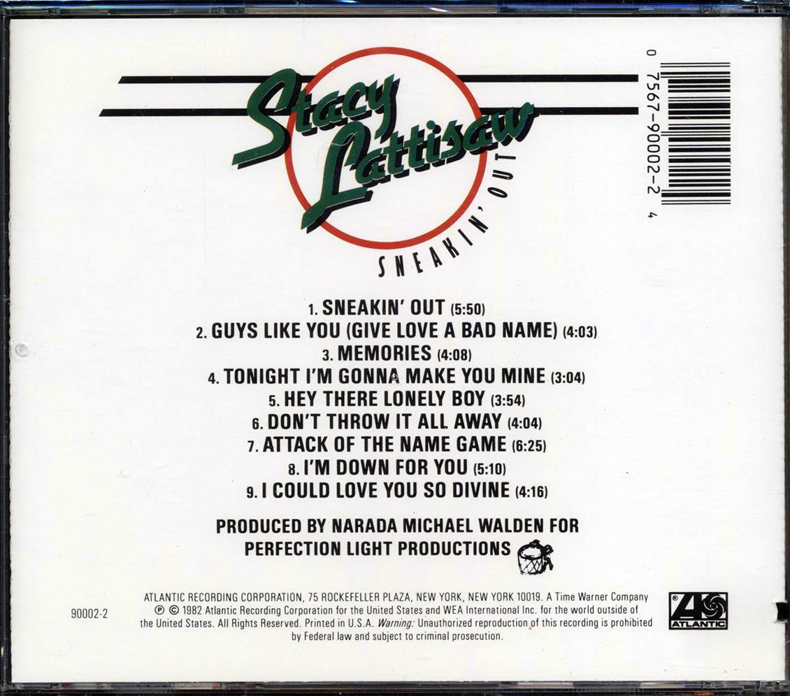 Stacy Lattisaw - Sneakin' Out (marked/ltd stock) - CD, CD