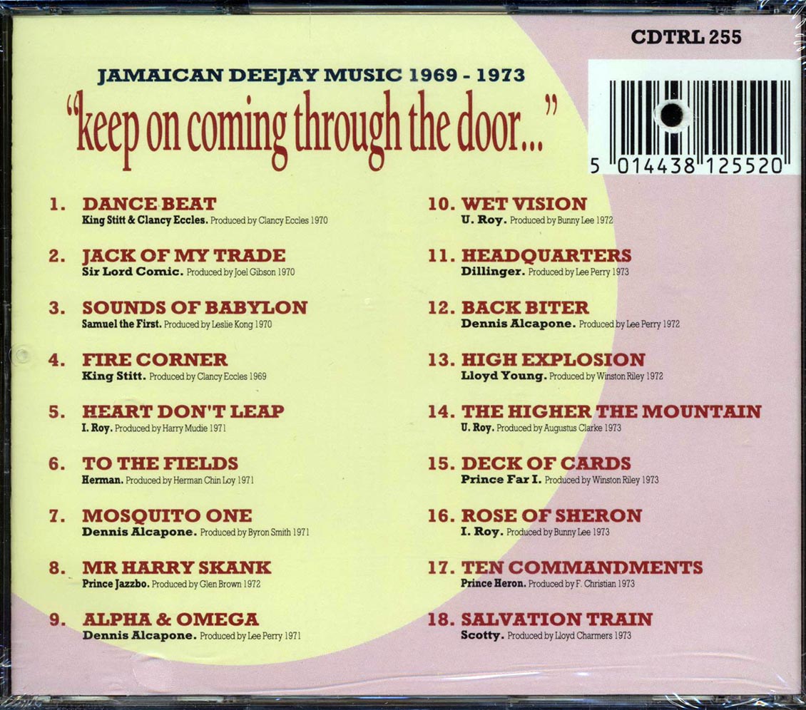 King Stitt, Prince Far I, I Roy, Clancy Eccles, Sir Lord Comic, Prince Jazzbo, Etc. - Keep On Coming Through The Door: Jamaican Deejay Music 1969-1973 (marked/ltd stock) - CD, CD