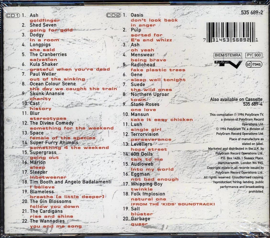 The Cranberries, Blur, Oasis, Ash, Dodgy, Shed Seven, Etc. - Shine 5 (2xCD) - CD, CD