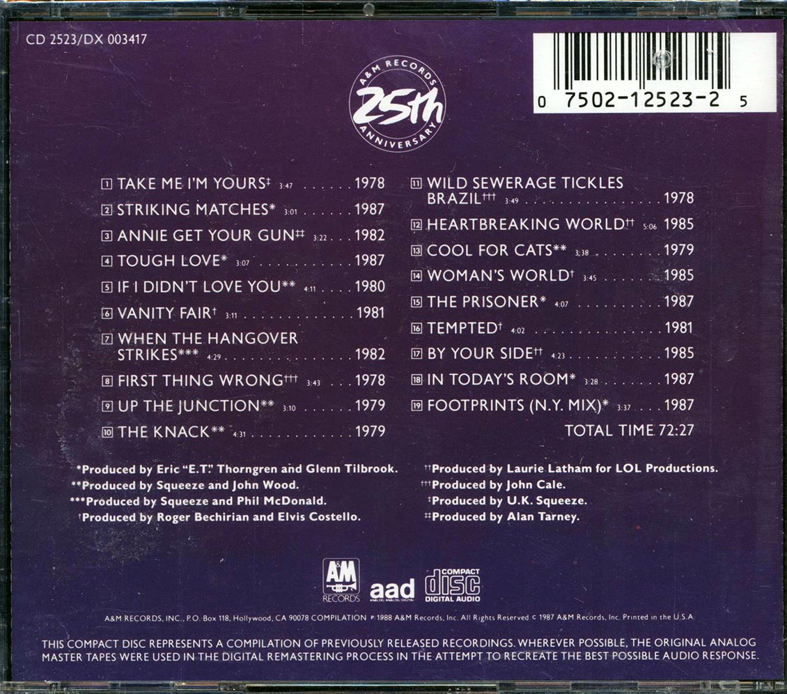 Squeeze - Classics Volume 25 - CD, CD