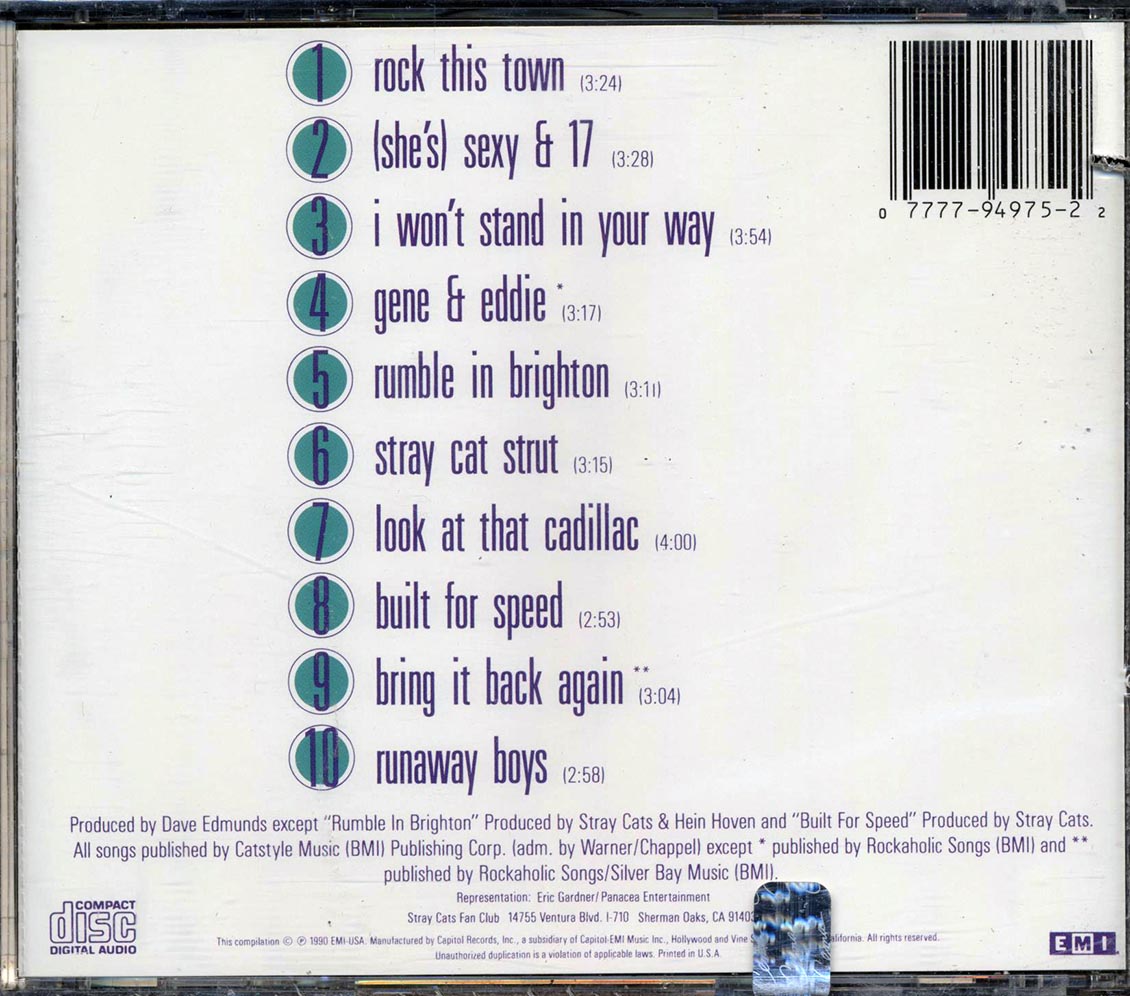 Stray Cats - The Best Of The Stray Cats: Rock This Town (marked/ltd stock) - CD, CD