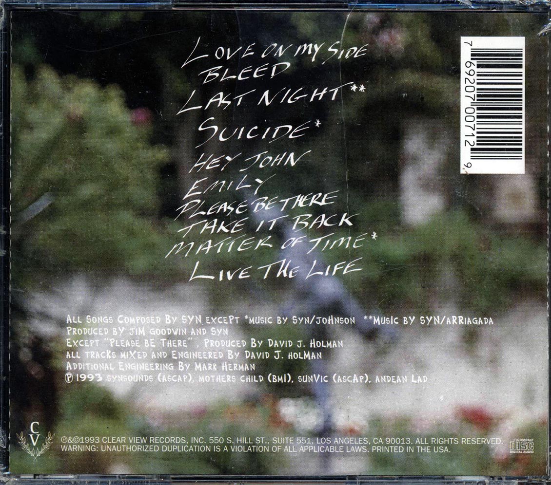 Syn - Matter Of Time - CD, CD