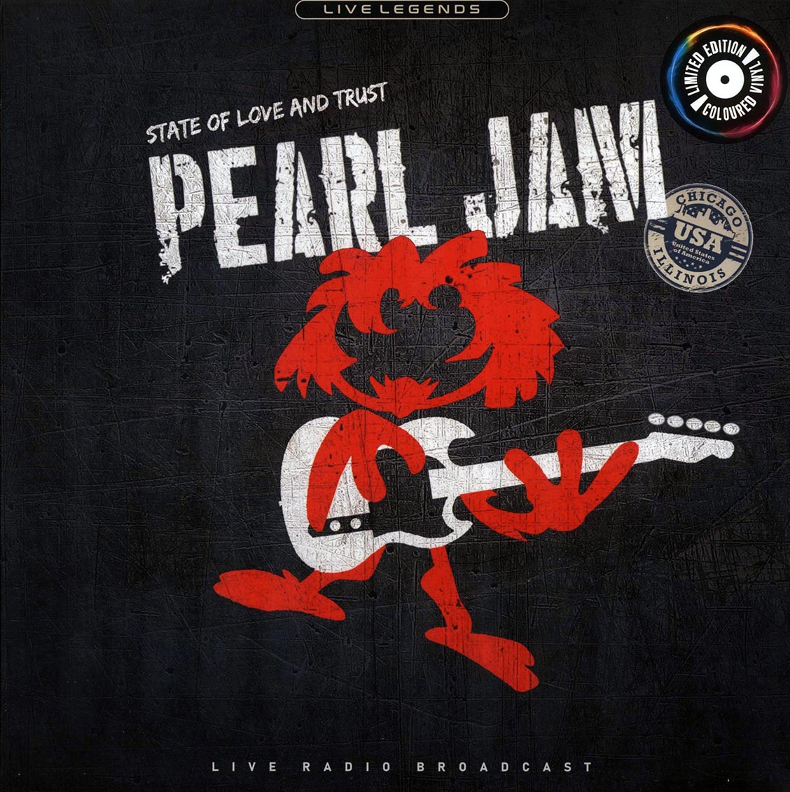 Pearl Jam - State Of Love And Trust: Cabaret Metro, Chicago 28-03-1992 (ltd. ed.) (red vinyl) - Vinyl LP