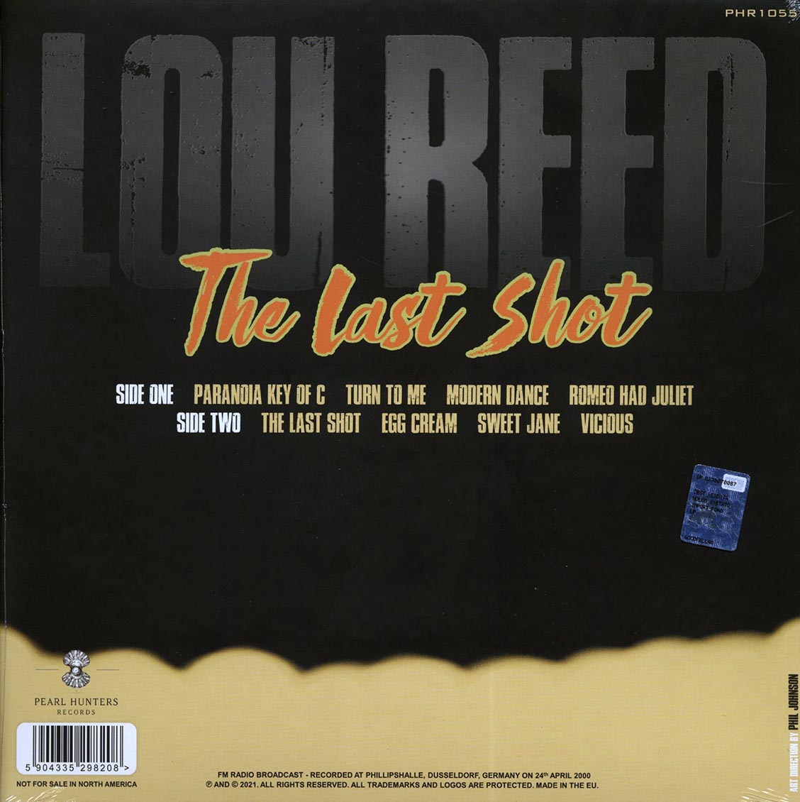 Lou Reed - The Last Shot: Live In Dusseldorf (colored vinyl) - Vinyl LP, LP