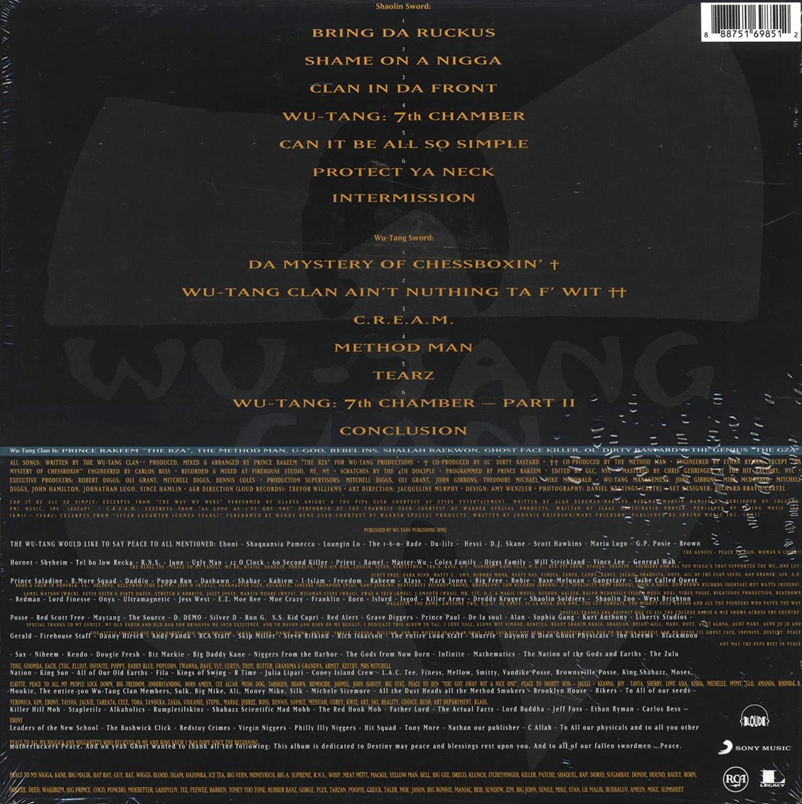 Wu-Tang Clan - Enter The Wu-Tang Clan: 36 Chambers (180g) - Vinyl LP, LP