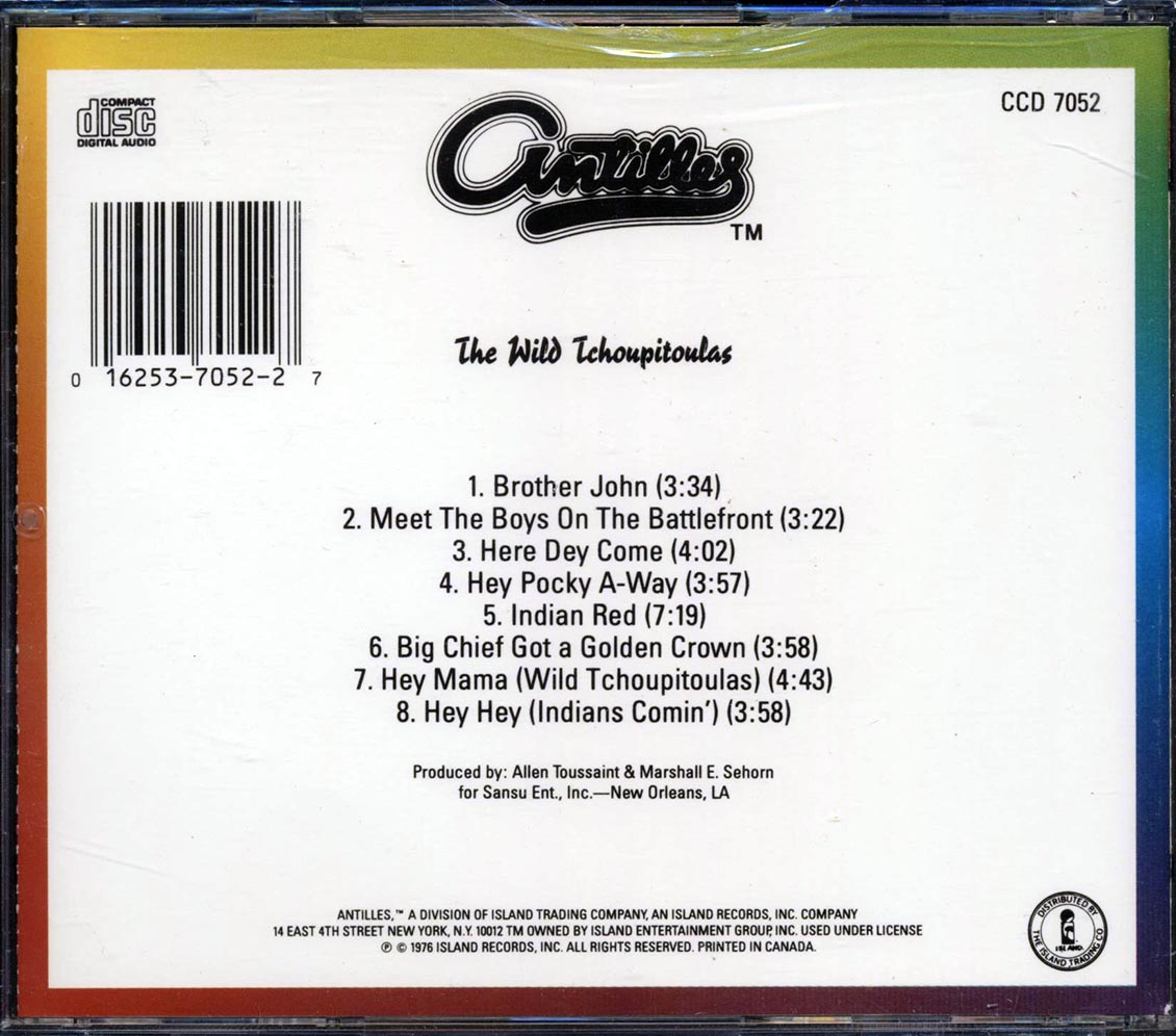 The Wild Tchoupitoulas - The Wild Tchoupitoulas - CD, CD