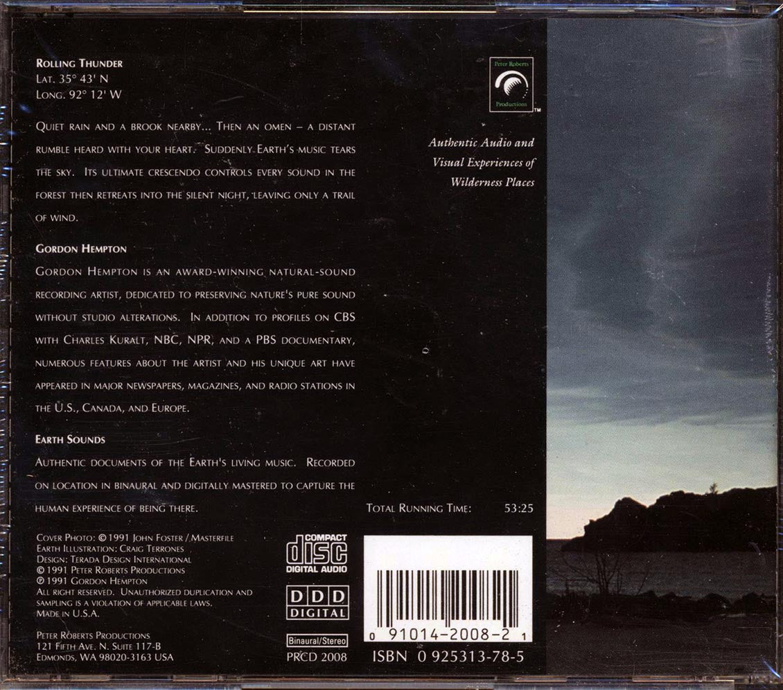 Gordon Hempton - Rolling Thunder - CD, CD