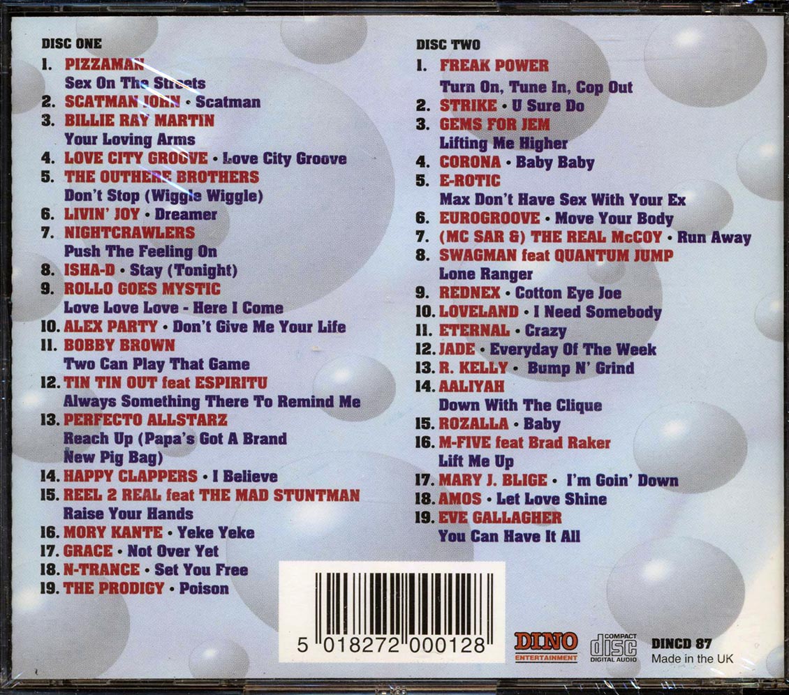 Pizzaman, Scatman John, Billie Ray Martin, Etc. - Dance Massive 95: 38 Large Dance Hits (38 tracks) (2xCD) - CD, CD