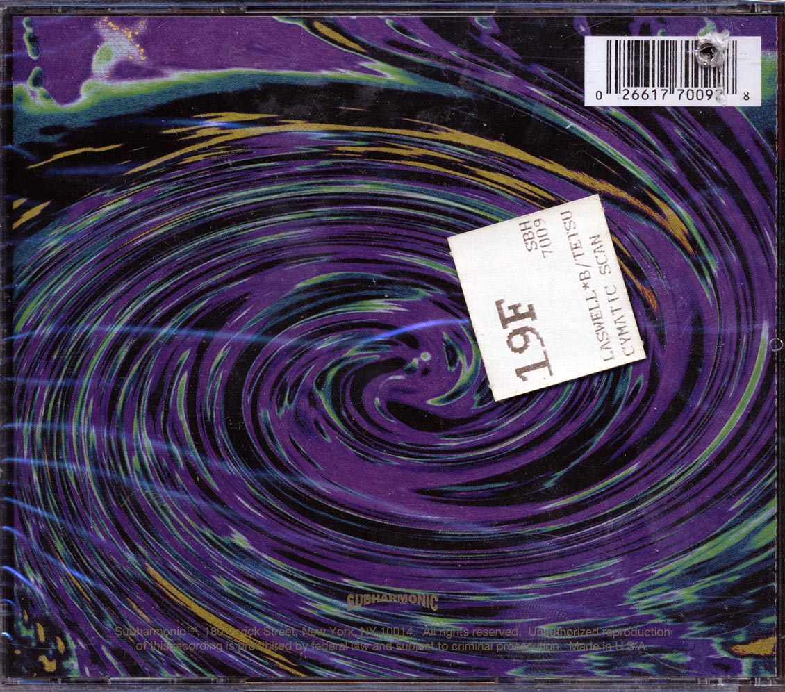 Bill Laswell, Tetsu Inoue - Cymatic Scan (marked/ltd stock) - CD, CD