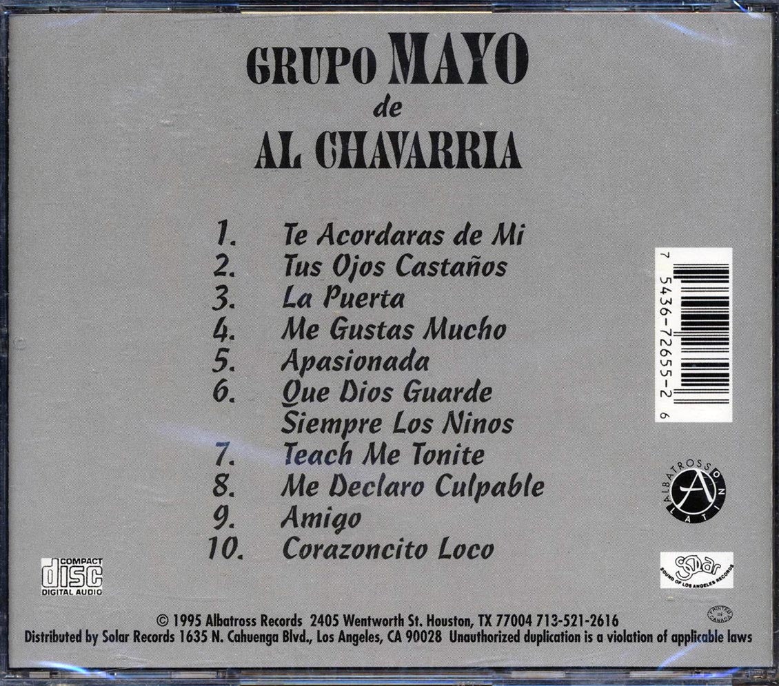 Al Chavarria - Grupo Mayo Del Al Chavarria - CD, CD