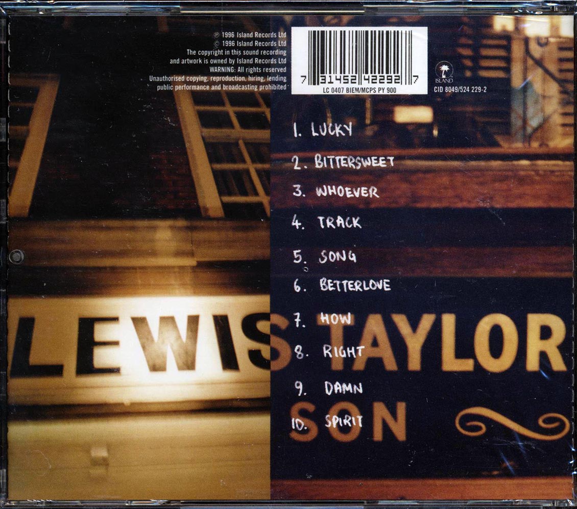 Lewis Taylor - Lewis Taylor - CD, CD