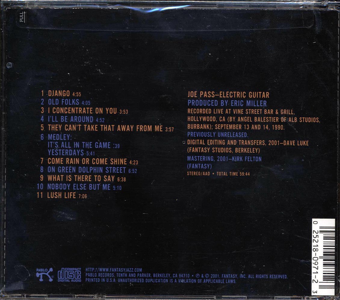 Joe Pass - What Is There To Say: Joe Pass Solo Guitar - CD, CD