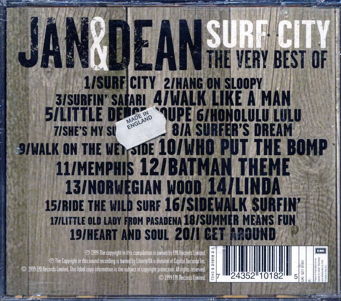 Jan & Dean - Surf City: The Very Best Of Jan & Dean - CD, CD